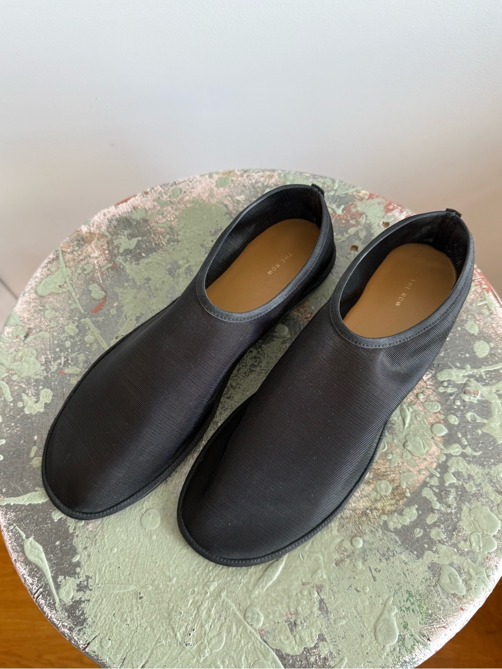 The Row - Mesh Sock Black Flats - Picture 2 of 6